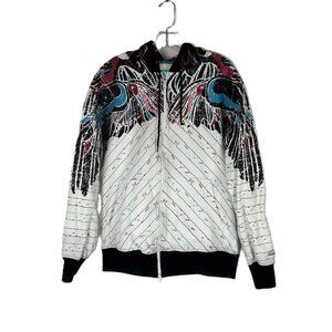 Live Mechanics Victory is Certain Hoodie M Wings Full Zip